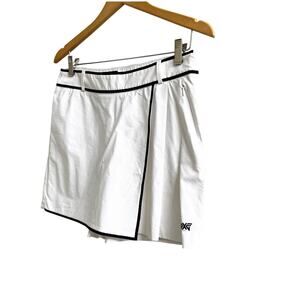 Parsons Extreme Golf Skort Women’s White Black Trim Size Large Sporty Pickleball